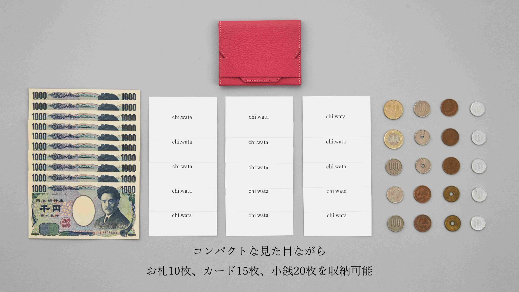 EC限定　small wallet【クロコ型押しゴールド】 | 4枚目