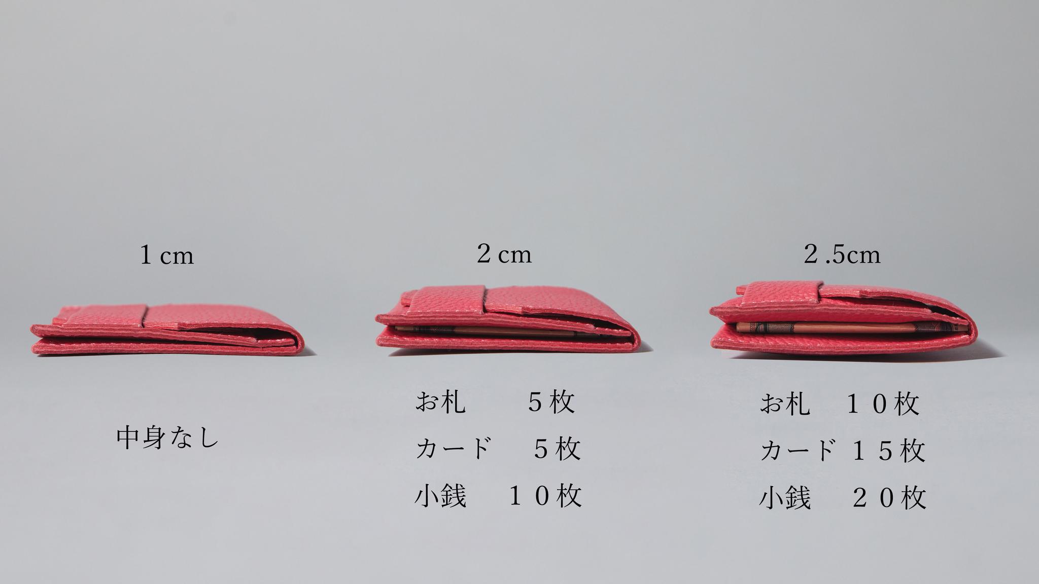 small wallet【クロコ型押し/ライトグレー】 | 2枚目